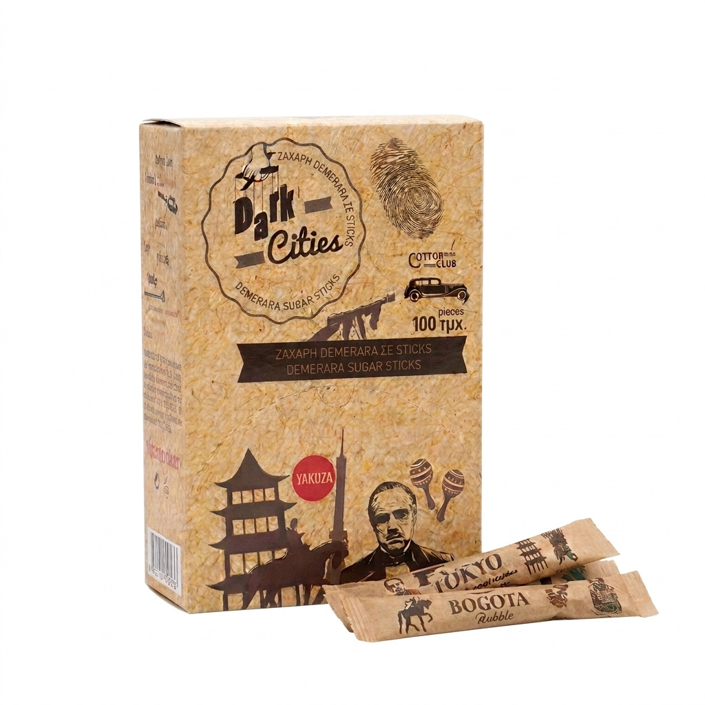 Demerara Brown Sugar Sticks (4g) | 100pcs